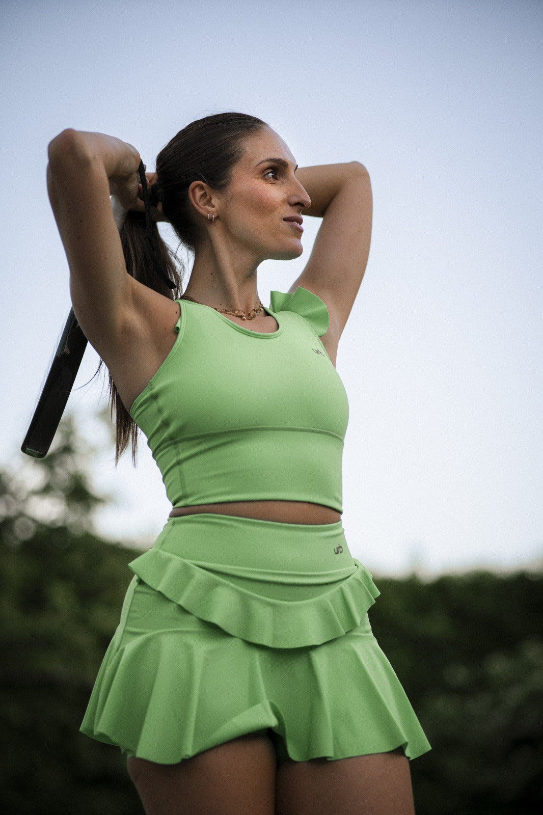 Saia Folhos Verde