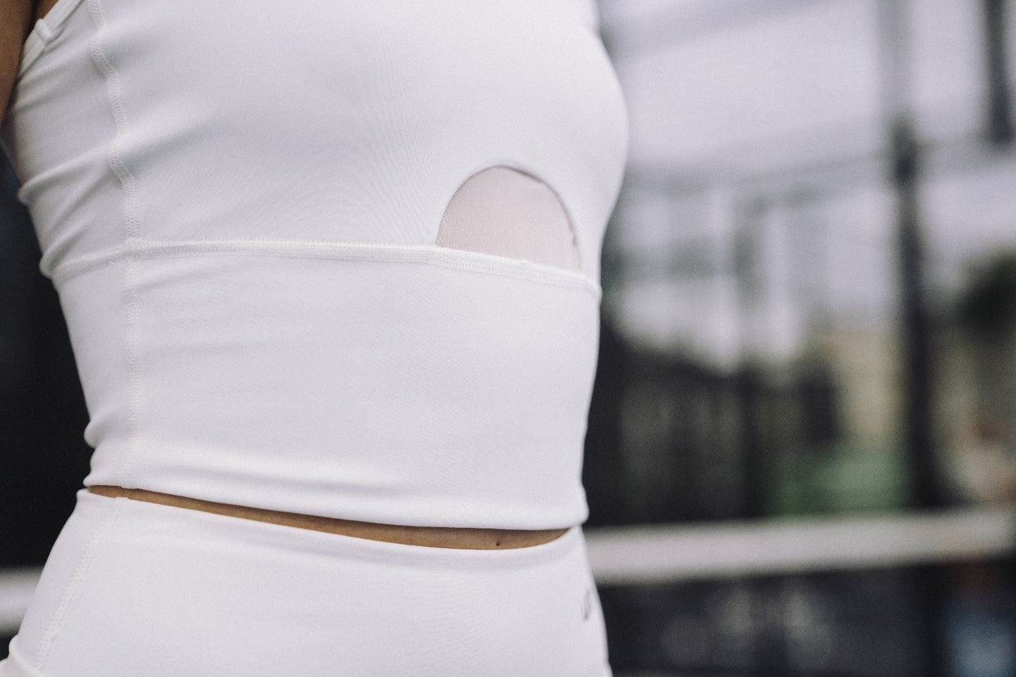 Top Tule Branco