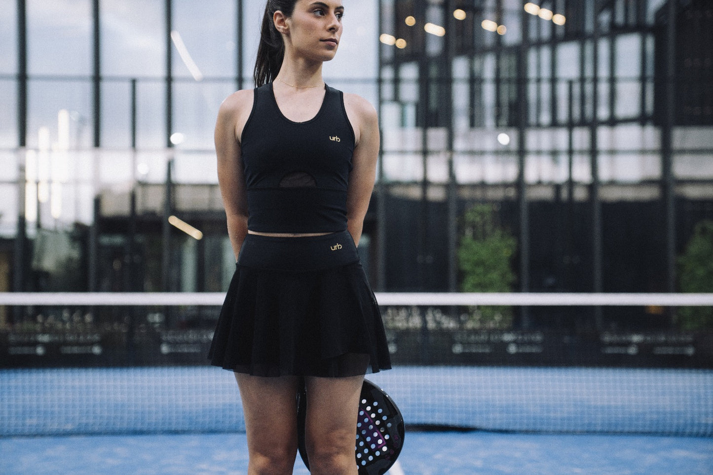 Top Tule Preto