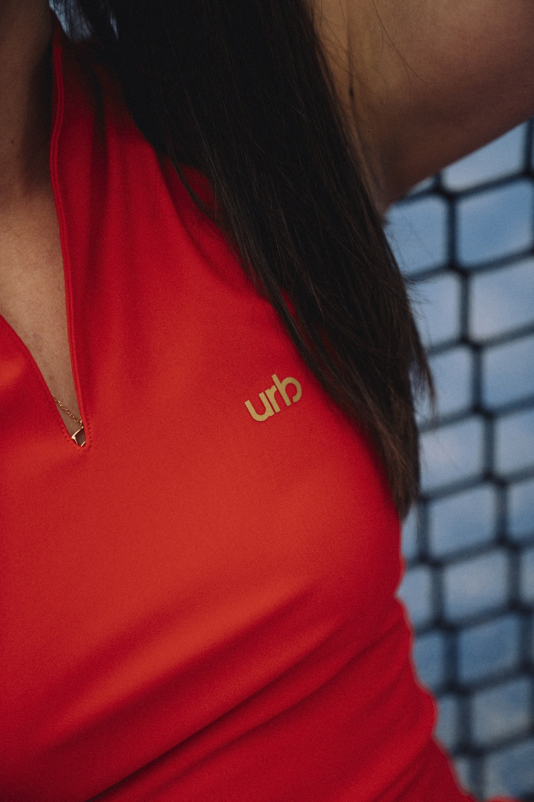 Vestido Folhos Vermelho