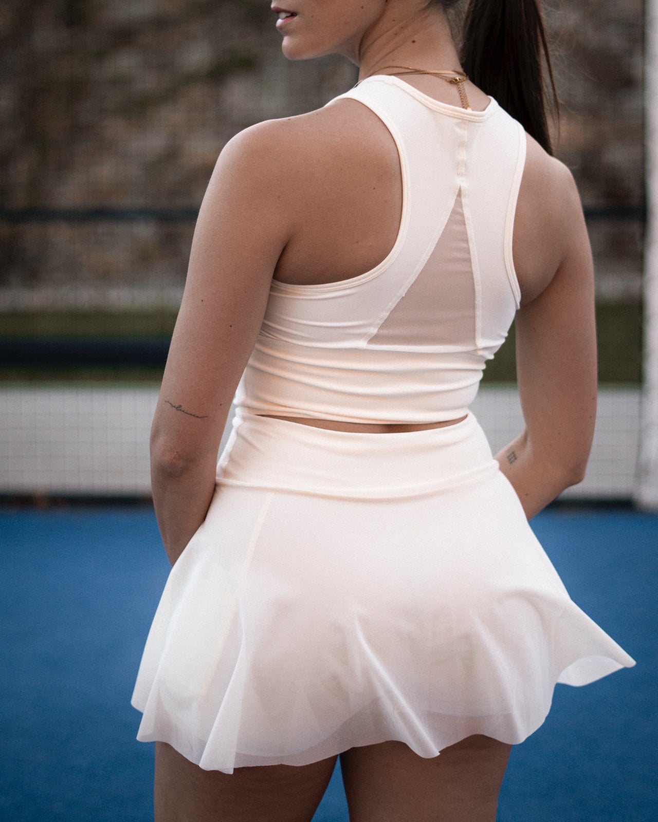 Saia Tule Branco